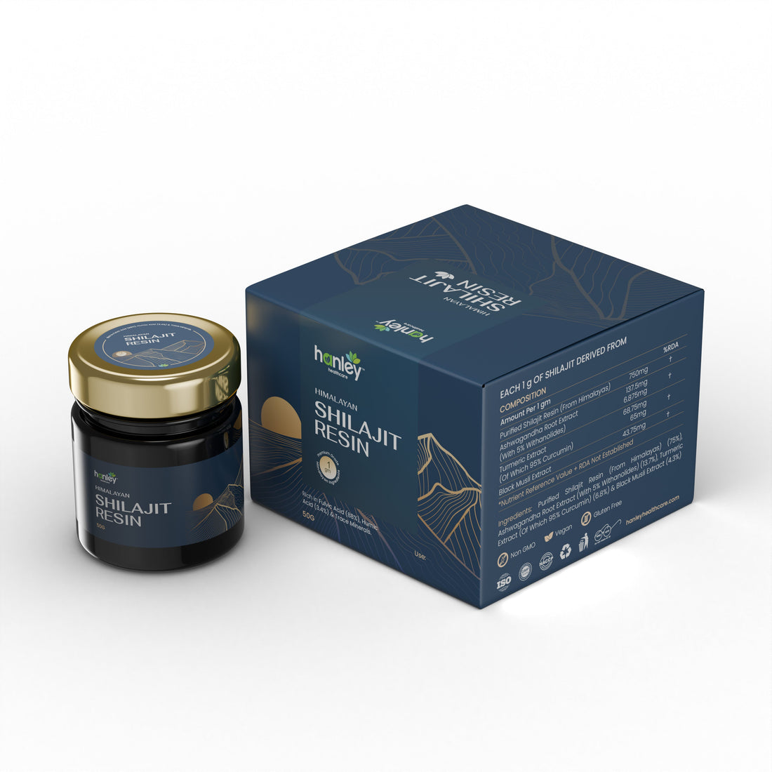 Feel the Power of the Himalayas - Hanley Shilajit for Energy, Strength & Performance
