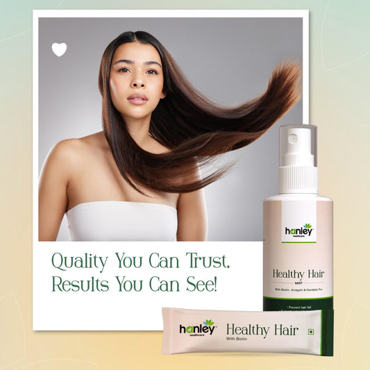 🇮🇳 India’s First! Nourish Your Hair Inside &amp; Out with Hanley Healthcare’s Revolutionary Duo for Hair Fall &amp; Hairfall Control